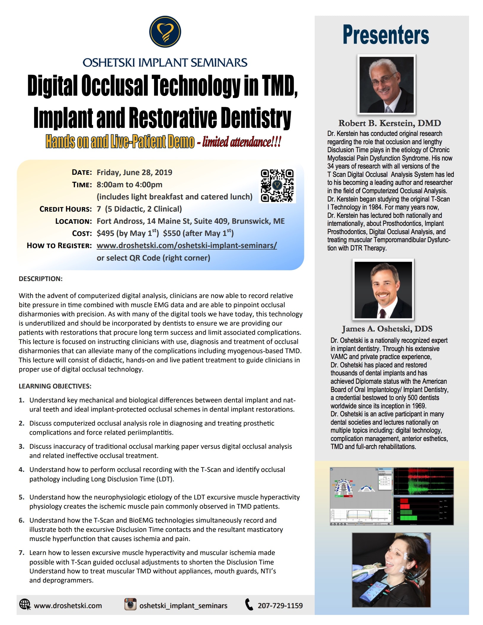Implant Seminar | James A. Oshetski, DDS | Brunswick, MA